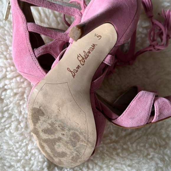 Pink Sam Edelman Heels with tassles - Picture 3 of 5